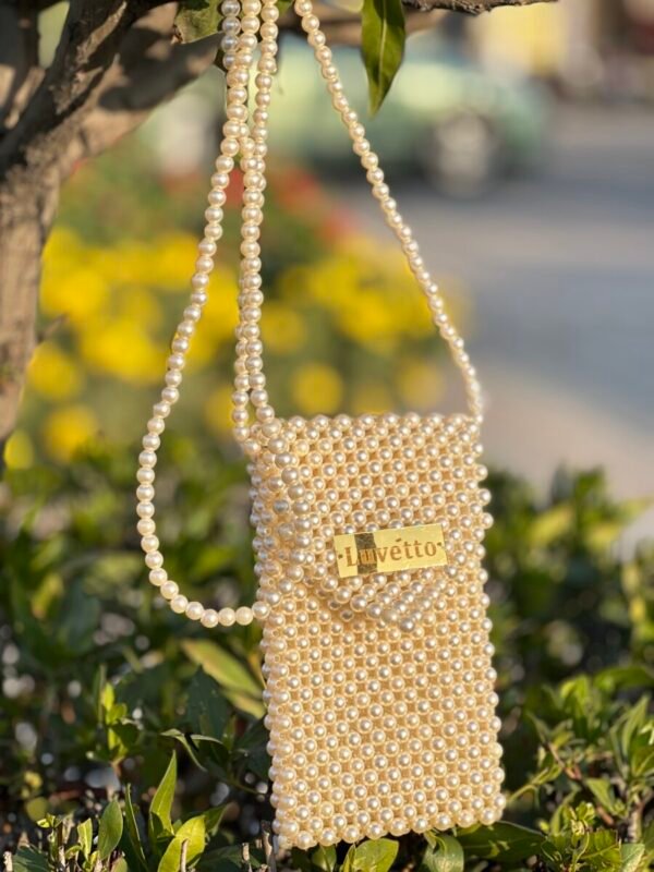 Luvetto-Pearl Handmade Crystal Beaded Bags