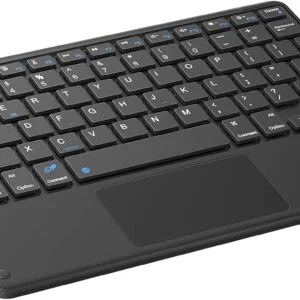 Blackview K1 Bluetooth Keyboard with Touchpad, Ultraslim Ultralight Ergonomic Design, Universal Tablet Keyboard QWERTY Layout, Wireless Keyboard for iOS, Android, Windows