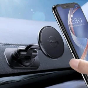 FLOVEME Magnetic Phone Holder for Car [Hand-Free] Car Phone Mount for Dashboard [360° Rotate Freely] Cell Phone Holder for Car[Super Adhesive 3M] iPhone Car Mount Compatible with All Smartphones