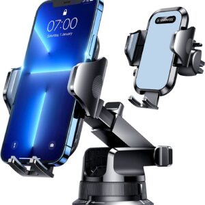 VANMASS [Pro Version] Universal Car Phone Mount [Super Suction Cup] Dashboard Phone Holder Stand