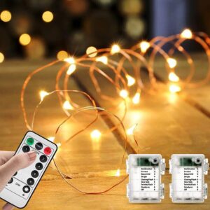 Svarog 2 Packs LED String Lights with Remote Control